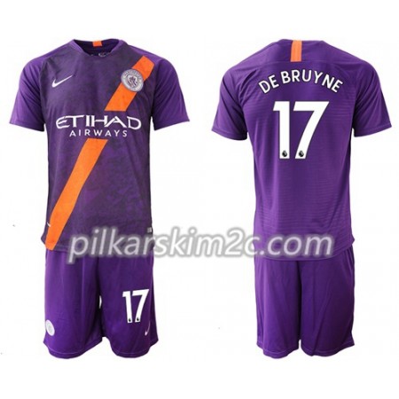 Koszulka Manchester City De Bruyne 17 Dziecięca Trzeciej 2018-2019 - Koszulki Piłkarskie